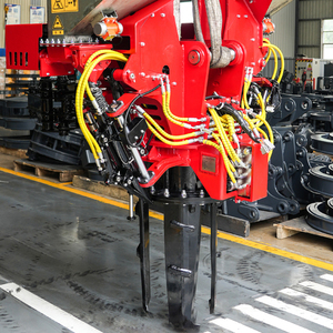 Équipement forestier XUVOL pour plantations, accessoire d'excavatrice 13-15T, rotateur de fosse, pousseur de terre, épandeur d'engrais à double bac - Product Image 1