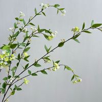 Nouveau produit L-R201 en gros : Arrangement floral artificiel Spiraea Saule des neiges pour mariage, décoration de bureau et centre de table