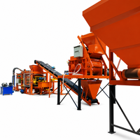 Le béton entièrement automatique de PLC de pression hydraulique QT6-15 de brique crue de ciment concret économise la main d'oeuvre dans la chaîne de production de brique