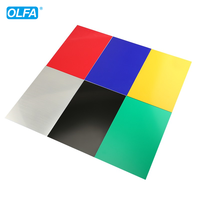Feuille acrylique double couleur OLFA écologique en ABS pour gravure laser, certifiée ROHS, pour enseignes et publicités