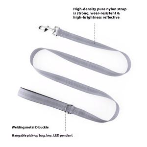 Suministros para mascotas transfronterizos Teddy <span class=keywords><strong>Koki</strong></span>, correa para perro Golden Retriever grande, mediana y pequeña, patrón sólido, Material de nailon acolchado - Product Image 4