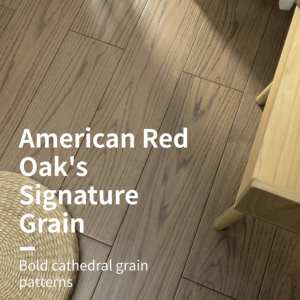 Suelo asado claro <span class=keywords><strong>de</strong></span> roble rojo americano, <span class=keywords><strong>tonos</strong></span> castaños cálidos, moderno, fácil Bloqueo <span class=keywords><strong>de</strong></span> clic para un dormitorio acogedor, sala <span class=keywords><strong>de</strong></span> estar, Villa, Baño - Product Image 4