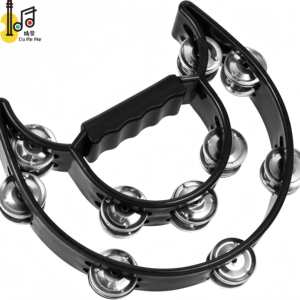 Diseño privado Precio más bajo con alta calidad 40 Pandereta Jingles Tambor de mano Pandereta educativa para niños para jardín de infantes - Product Image 2