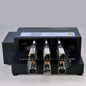 200 פעמים/דקה 1-2.5 מ "מ עובי מנוע 24w עבור נייר קרטון מחייב רב ראש אוטומטי 10 # מכונת מייפל - Product Image 1