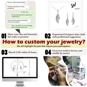 YH JEWELLERY Fine Jewelry 2023 New Jewelry Love Style Sterling Silver 925 Pendant Necklace In 3 Heart Design