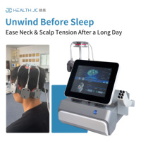 OEM 6-Knoten Kopfmassagegerät Helm Elektrisches Kopfhaut-Massagegerät mit Wärmekompression und Vibration für Professionelle Wellness-Center