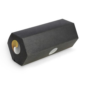 Boîte de tube hexagonal en kraft noir, emballage cosmétique, huile <span class=keywords><strong>cbd</strong></span>, nourriture, biscuits, volume, emballage cadeau, usine, nouveau - Product Image 4