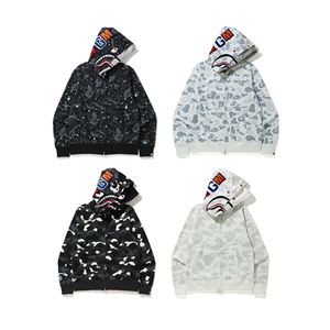 Pull décontracté en coton pour hommes et femmes, style classique double capuche, motif <span class=keywords><strong>requin</strong></span>, vente en gros directe d'usine - Product Image 5