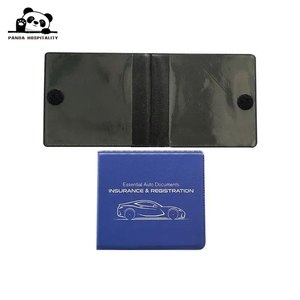 Estuche Personalizado <span class=keywords><strong>de</strong></span> Cuero PU Resistente con Serigrafía para Tarjetas <span class=keywords><strong>de</strong></span> <span class=keywords><strong>Seguro</strong></span> y Registro <span class=keywords><strong>de</strong></span> Automóviles, Ideal para Regalos Promocionales y Empresariales - Product Image 2