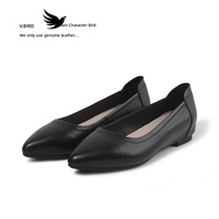 Escarpins Femme Printemps/Été 2026 Noirs à Talon Bas Carré Épais, Chaussures en Cuir Solides Professionnelles pour le Travail, Simples et Tendance pour les Trajets Quotidien