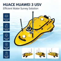 CHCNAV Apache 3 USV RTK, navire d'arpentage sans pilote, sondeur à faisceau unique pour la cartographie topographique sous-marine