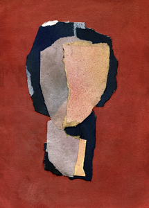 Stampa d'<span class=keywords><strong>arte</strong></span> astratta realistica con ritratto, dipinto a mano a olio su tela, <span class=keywords><strong>pittura</strong></span> <span class=keywords><strong>contemporanea</strong></span> dai toni terrosi - Product Image 2