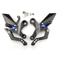 Pour Yamaha MT-09 TRACER/MT-09/XSR900 ensembles arrière pédale réglable ensembles arrière repose-pieds levier de changement de vitesse Kit de frein