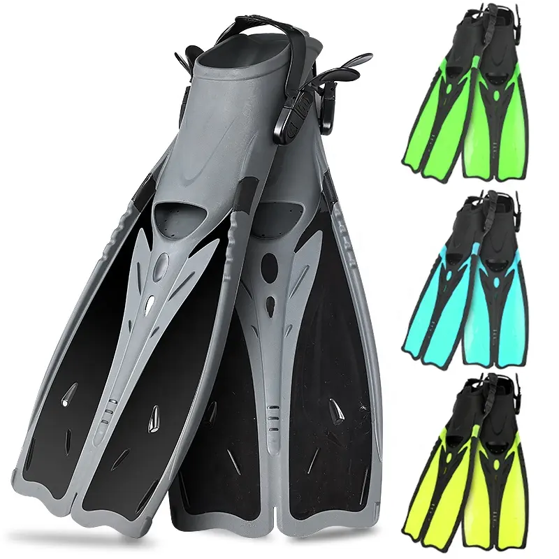 SKTIC Professional Scuba Long Blade Diving Fins High Quality Snorkeling Diving Swimming Fins Men Freediving Rubber Swim Flippers