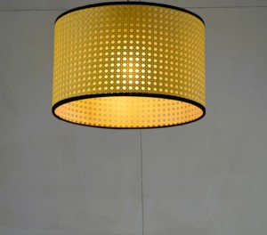 Lampe de plafond en rotin tissé bohème chic, E27 AC 220V IP20, abat-jour tricoté à la main, base en fer rustique, commande par interrupteur pour salle à manger - Product Image 4