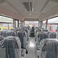 Bus de transport minier personnalisé 6x4 380HP Euro 3, 47 places, avec protection anti-chute