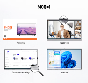 สมาร์ททีวี LED ระบบสัมผัส พร้อม Android WiFi 4K ขนาด 50 55 65 75 นิ้ว สมาร์ททีวีระบบสัมผัส - ปรับแต่งขนาดได้ OEM/ODM เมนบอร์ดทีวี สมาร์ท LED ระบบสัมผัส - Product Image 3