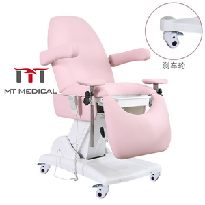 Table d'examen gynécologique MT <span class=keywords><strong>Medical</strong></span> Clinic, chaise gynécologique en cuir PVC, chaise gynécologique électrique - Product Image 1