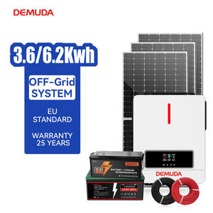 Système solaire hors réseau complet 5 kWh, 10 kWh, 20 kWh, 30 kWh, système de panneaux solaires photovoltaïques 3 kW, 5 kW, 6 kW pour la maison - Product Image 1