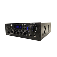 Amplificateur stéréo 2 canaux S60 en aluminium avec MP3 et FM 200W AC100-240V, télécommande pour karaoké à domicile