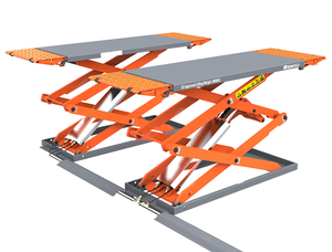 <span class=keywords><strong>Pont</strong></span> élévateur à <span class=keywords><strong>ciseaux</strong></span> hydraulique ultra-plat de 4 tonnes à levée complète, homologué CE, pour garage et atelier de réparation automobile - Product Image 1
