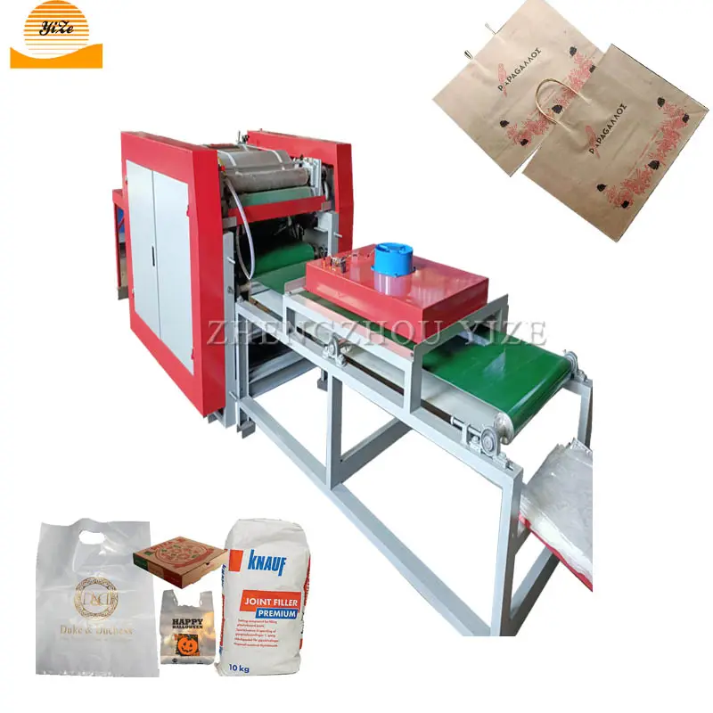 Пластиковые мусорные пакеты с индивидуальным принтом для маленькой печатной машины, флексографический принтер dtf для упаковки пластиковых пакетов