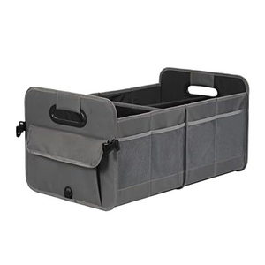 Organisateur de coffre de voiture SUV grande capacité, sac de rangement portable pour dossier de siège, organisateur de coffre de voiture pliable - Product Image 5