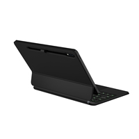 Casing Kulit Keyboard untuk Samsung Galaxy Tab S9 FE, Sampul Buku dengan Keyboard Terintegrasi untuk Galaxy Tab S9 S7 S8 S10 FE