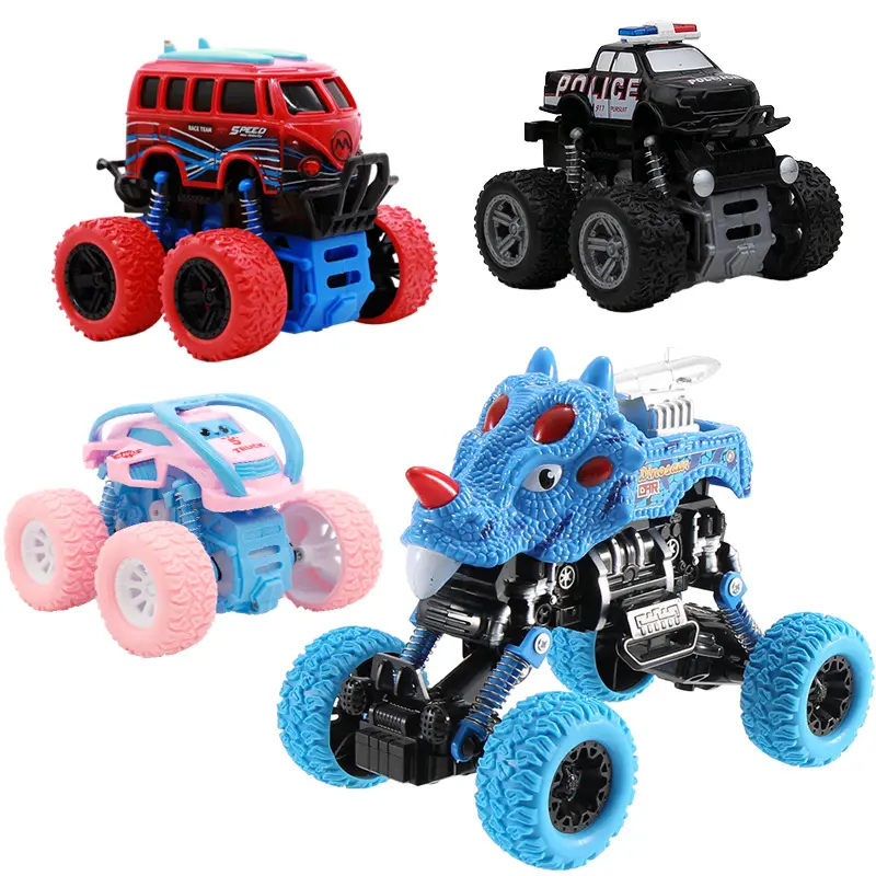 Em estoque atacado carros de brinquedo de plástico em miniatura off-road carro de inércia para meninos juguetes