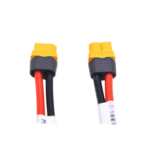 موصل إلكتروني نحاسي نقي PTFE بـ 2 دبوس XT30 XT60 XT90، تجميع كابلات، ضفيرة أسلاك OEM ODM للسيارات والأجهزة المنزلية - Product Image 1
