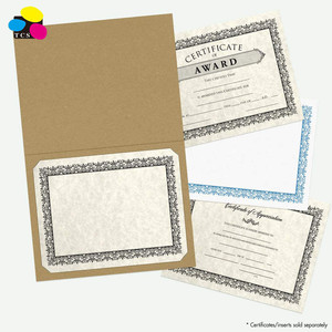 Chất lượng cao 30 cái/hộp Nâu hiển thị thư mục cho hàng tạp hóa túi và giấy giải thưởng giấy chứng nhận nộp hồ sơ sản phẩm - Product Image 3