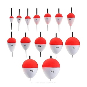 Bobbers de pêche en mousse dure avec bâton ensemble de flotteurs de pêche rouge blanc <span class=keywords><strong>pour</strong></span> Crappie Panfish Walleyes Bass Trout - Product Image 1