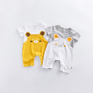Vêtements pour bébés à prix abordable, vente flash, style européen, barboteuses pour nouveau-nés 100% coton, été - Product Image 2