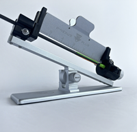 Jig de fléchage réglable Decut Archery, en aluminium et acier inoxydable, pour la fabrication de flèches universelles, 1,75-5 PC/plume de dinde véritable