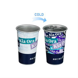 Boisson réutilisable empilable en métal 16oz 24oz Bière magique en aluminium Tasse à changement de couleur pour la France Pelle à malt Mash <span class=keywords><strong>Fettercairn</strong></span> - Product Image 4