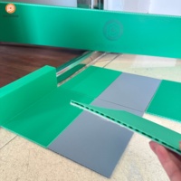 Panneau alvéolé modulaire en polypropylène avec support en feutre de 3 mm/5 mm pour salles d'exposition, haute capacité de charge
