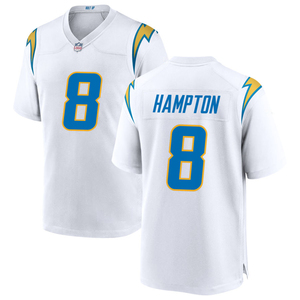 Maillots de football américain personnalisés 2026 blancs Los Angeles, uniformes brodés pour jeunes, vêtements de sport avec logos - Product Image 2