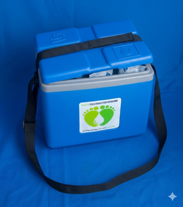 PP Insulated Absorption Refrigeration <b>Cooler</b> <b>Box</b> with Reusable <b>Ice</b> Pack for Medical and Food Storage - Product Image 2