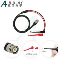 Cable de prueba JIA LUN BNC Q9 macho a doble mini clip de prueba con sonda ABS para electrónica