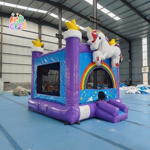 Castillo Inflable Comercial para Niños, Castillo Inflable Personalizado con Diseño <span class=keywords><strong>de</strong></span> Unicornio, Brincolines Inflables para Fiestas - Product Image 4