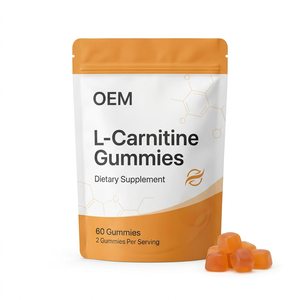 Gomitas de L-Carnitina, Vitamina C, B6 y B12, 60 Unidades, Fabricante OEM ODM, Etiqueta Privada, Directo de Fábrica - Product Image 1