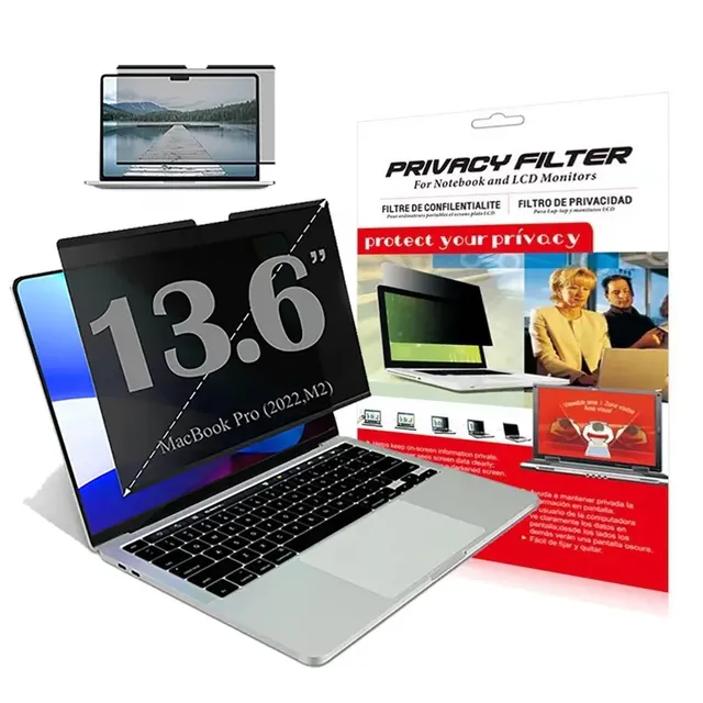 New Arrival for MacBook Pro 13.6 Inch (2022, M2) Magnetic Privacy Screen Protector Model A2681