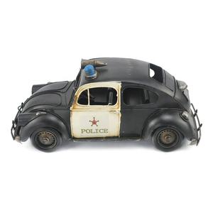Antique Metal <strong>Police</strong> Car Model Black Figurine Birthday <strong>Gift</strong> Boy Toy <strong>for</strong> Home <strong>Office</strong> Pub Shop Decor Retro Metal Craft Decorations - Product Image 3