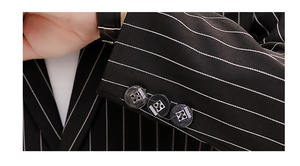 Giacca da uomo autunno giacca da uomo a righe con colletto con risvolto sottile Casual giacca sottile <span class=keywords><strong>per</strong></span> uomo - Product Image 5