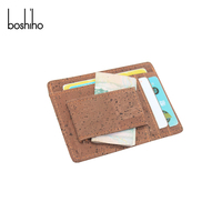 Dompet Saku Depan Minimalis Boshiho Slim, Penahan Kartu Kulit Anti RFID, Dompet Kartu Ajaib