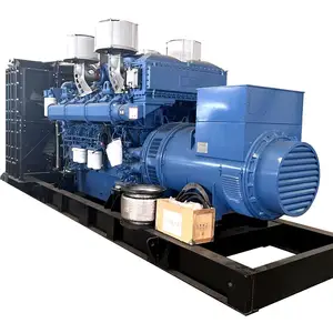 1875KVA Guangxi Yuchai Generator Diesel Set 1500KW daya besar daya kuat cadangan daya sistem mulai mandiri