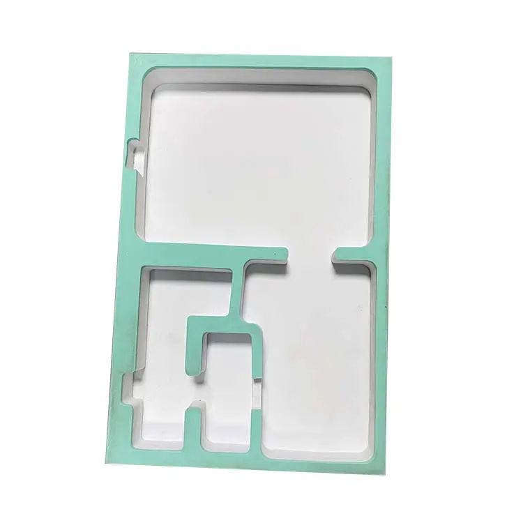 Kunden spezifische integrierte EVA FOAM Transport verpackung Schaumstoff schale Beflockung Kosmetik produkte Box Inserts Tray