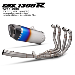 ท่อไอเสียแบบสลิปออนสำหรับ GSX-1300R <span class=keywords><strong>Gen3</strong></span> GSX1300R <span class=keywords><strong>Hayabusa</strong></span> 2021-2025 60มม. ทำจากสเตนเลสสตีล - Product Image 5