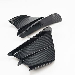 Accessoires de moto WANOU Aile fixe anti-vent ABS en fibre de carbone Déflecteur d'air <span class=keywords><strong>Aileron</strong></span> de moto Kits de carénage Spoiler latéral - Product Image 3