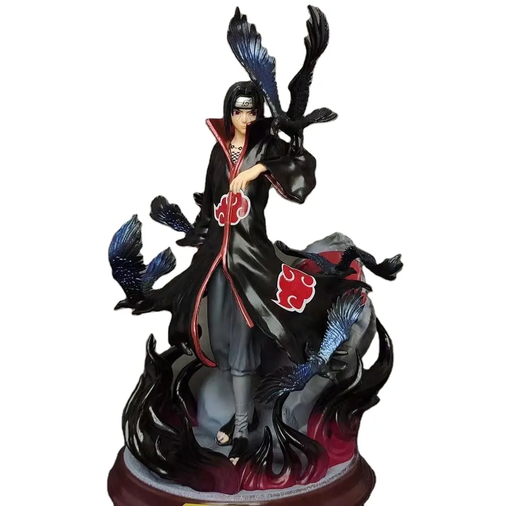 wholesale Narutos 29cm Raven Hall Itachi GK Uchiha Itachi Statue anime model ornaments Figure